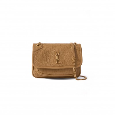 YSL NIKI MINI IN GRAINED LAMBSKIN 828736 (18*12.5*5cm)